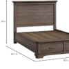 king size storage bed